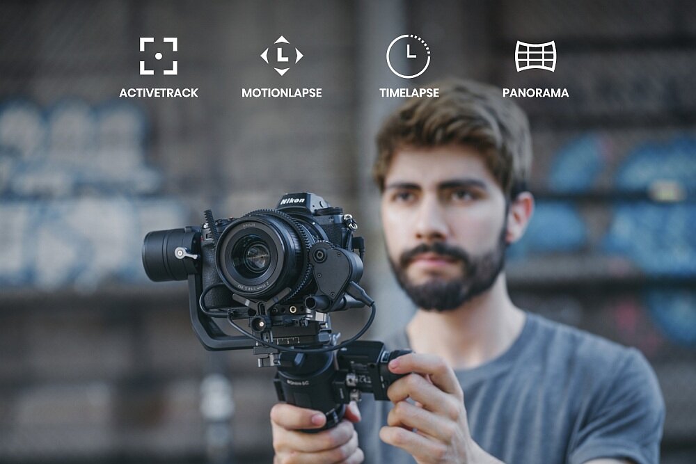 Gimbal ręczny DJI Ronin-SC tryby