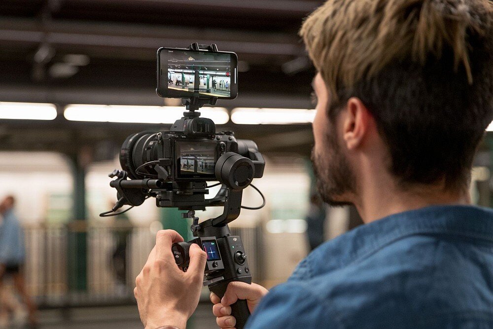 Gimbal ręczny DJI Ronin-SC konfiguracja