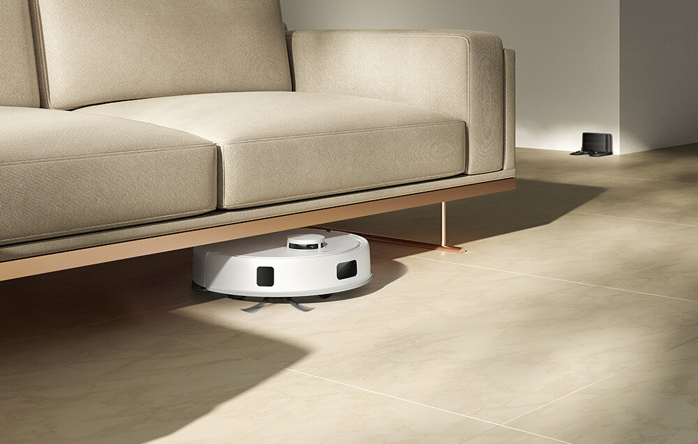 Robot sprzątający MOVA E20 Imponująca wydajność do 260 minut w trybie cichym czas pracy powierzchnia metraż akumulator pojemność automatycznie wraca do stacji ładowania wznawia sprzątanie od miejsca, w którym przerwał