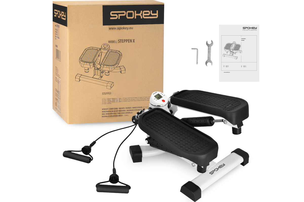 Stepper SPOKEY Steppen X zawartosc opakowania zestaw