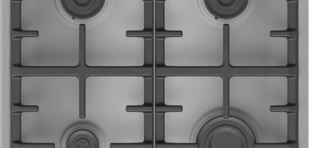 KUCHNIA HISENSE HKS5C71XF trwałe solidne mocne eleganckie żeliwne ruszty wygoda przesuwanie garnków