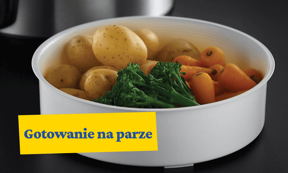 Ryżowar RUSSELL HOBBS 19750-56 Cook@Home Gotowanie na parze praktyczna taca zdrowych warzyw i delikatnych ryb lekkie i pełnowartościowe posiłki