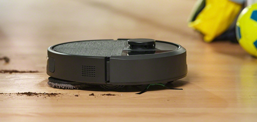 Robot sprzątający IROBOT Roomba Plus 405 Combo Czarny Maksymalna moc czyszczenia Moc ssąca boczna szczotka do narożników gumowa szczotka główna obrotowe pady mopujące DualClean™ Technologia SmartScrub zbiornik kurz pojemność