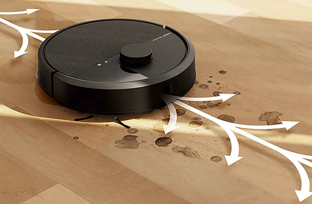 Robot sprzątający IROBOT Roomba Plus 405 Combo Czarny Podwójna skuteczność mopowania Pady DualClean™ szybko i skutecznie dedykowany płyn czyszczący iRobot efektywność mycia podłóg