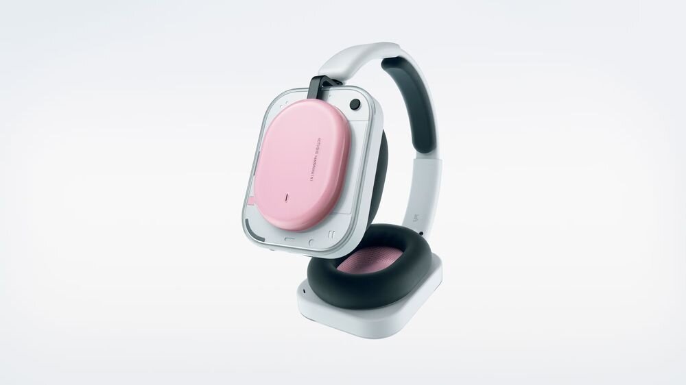 Słuchawki NOTHING Headphone B186 Bluetooth bezprzewodowe połączenie wygoda użytkowania, słuchawki na białym tle