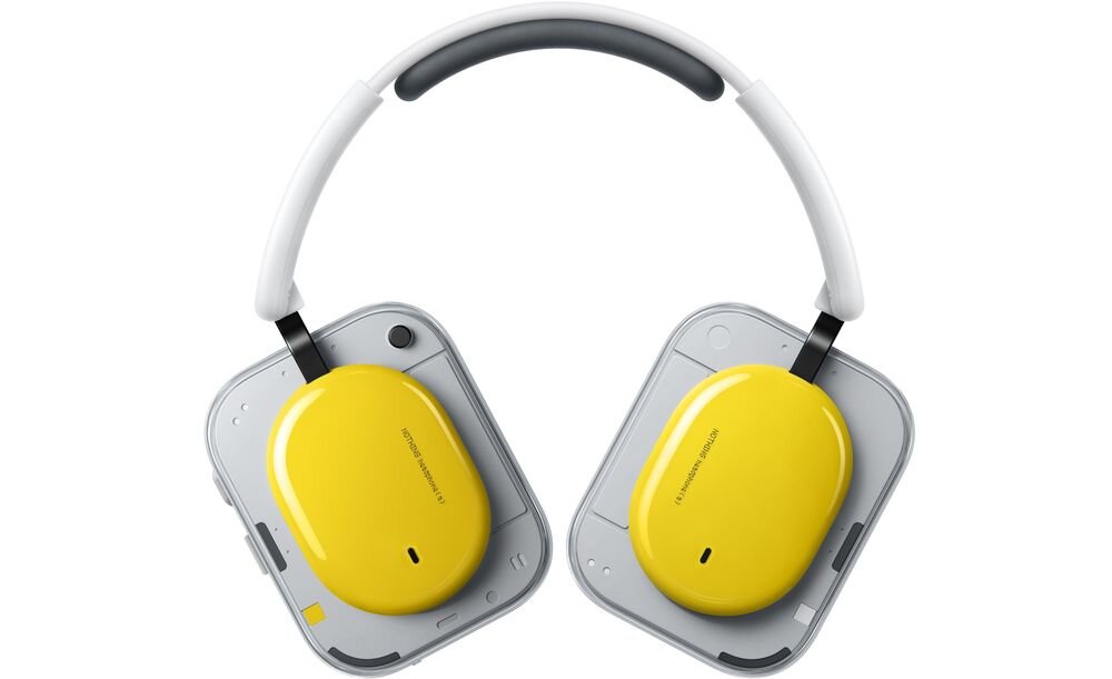 Słuchawki NOTHING Headphone B186 konstrukcja nauszna wygoda 310 g stabilność, słuchawki na białym tle