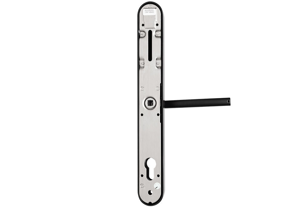 Klamka PSG Tappo 92, Smart Life, użytkownicy, kody, uprawnienia, Tył panelu inteligentnego zamka z gniazdem na trzpień klamki.