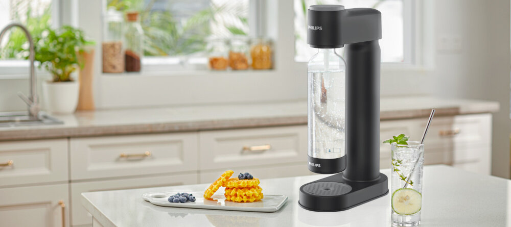 Saturator PHILIPS ADD4901GR/10  wnetrze gaz butelka woda 