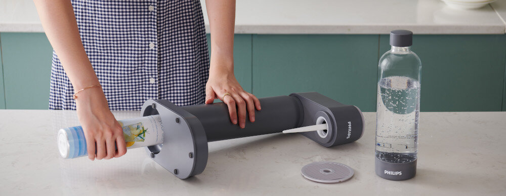 Saturator PHILIPS ADD4901GR/10  pojemnosc woda gaz babelki