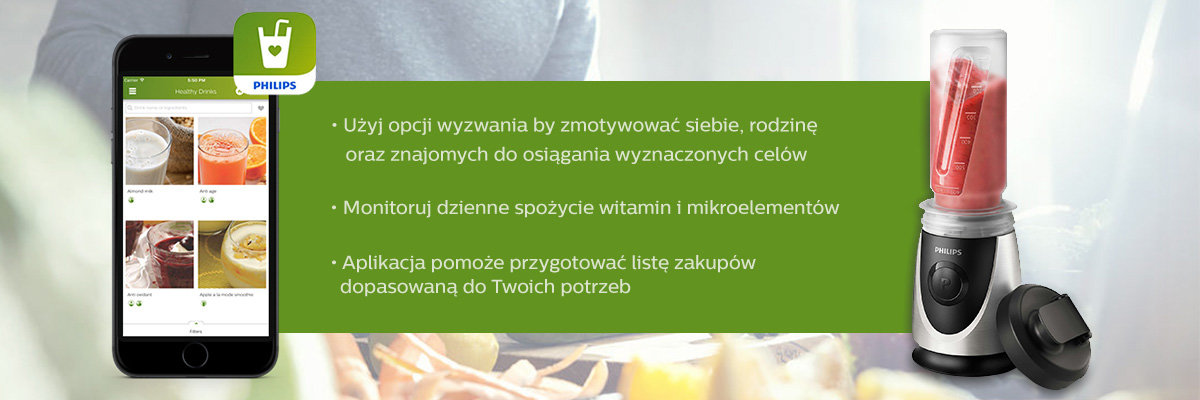 Philips Blender 254 Aplikacja 1200