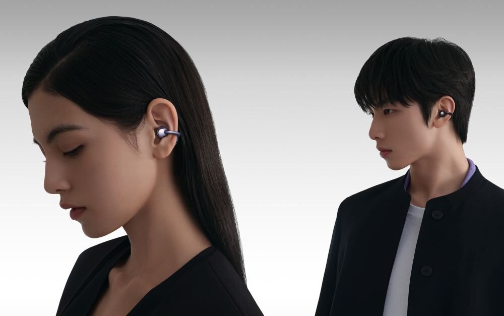 SŁUCHAWKI BLUETOOTH HUAWEI FREECLIP TWS    dźwięk moc łączność szumy redukcja szumów hałas głośność zakres częstotliwość waga zasilanie ładowanie złącze port wtyczka działanie etui smartfon sterowanie wygoda muzyka