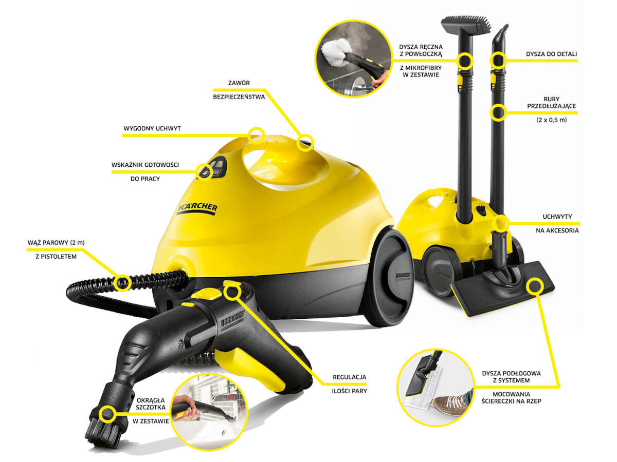 Parownica KARCHER SC 2 EasyFix 1.512-050.0 cechy