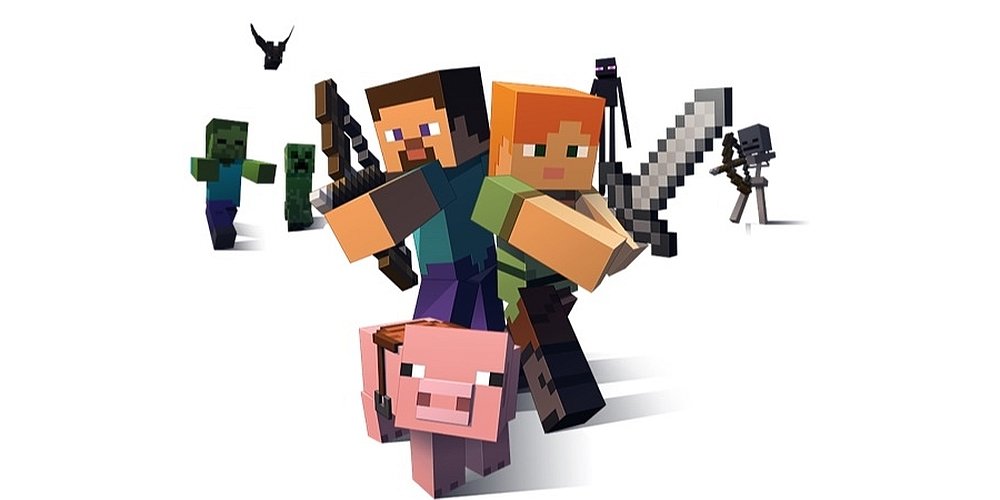 Minecraft Gra microsoft walka moby broń
