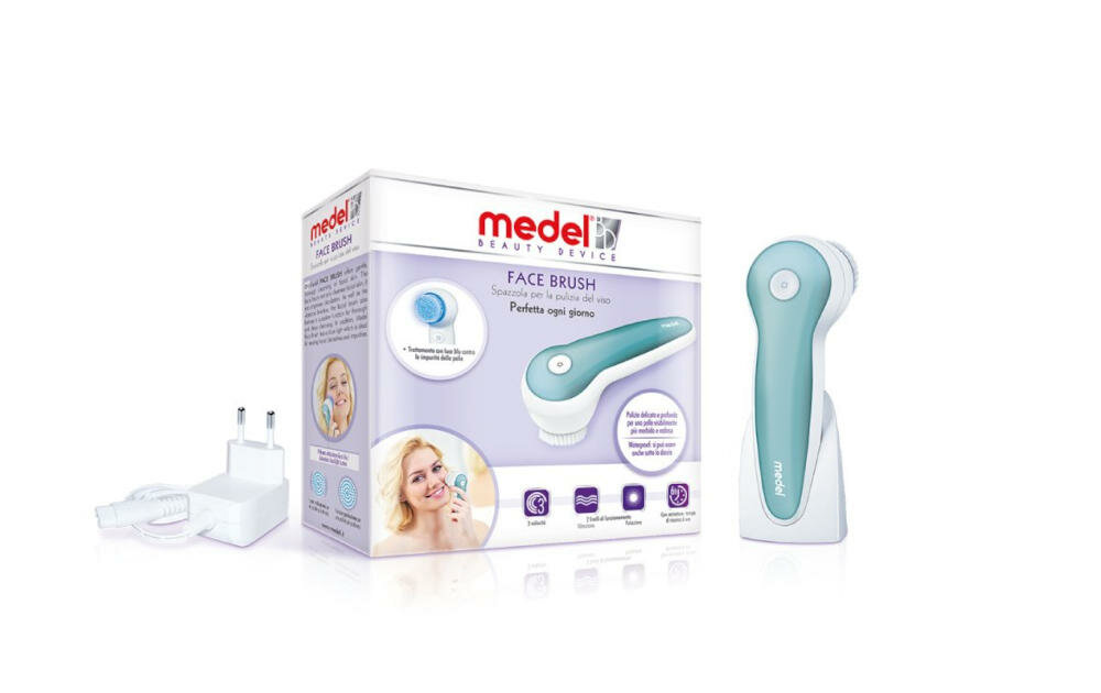 MEDEL-Face-Brush-9083405 zestaw urządzenie ładowarka zasilacz osłonka nasadka instrukcja karta gwarancyjna