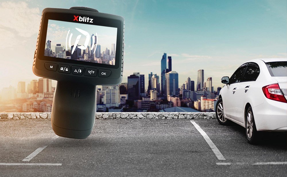 Wideorejestrator XBLITZ X5 WI-FI parking czujnik
