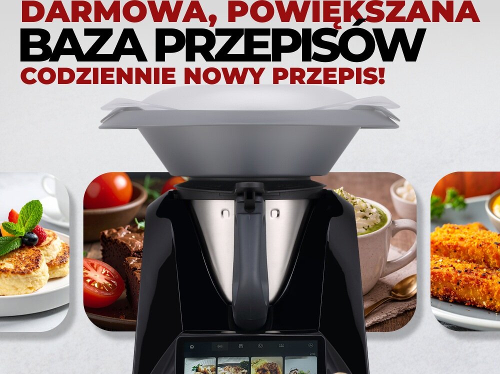 Wielofunkcyjny robot kuchenny COBBO 7 Pro baza 2000 przepisów, szybkie szukanie przepisów, codziennie nowe