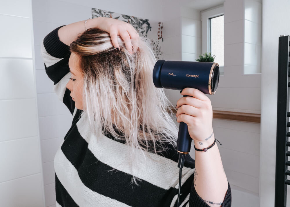 Suszarka CONCEPT BLDC VV8100 1600 W Moc bez kompromisów Wysokowydajny silnik BLDC obroty czas moc