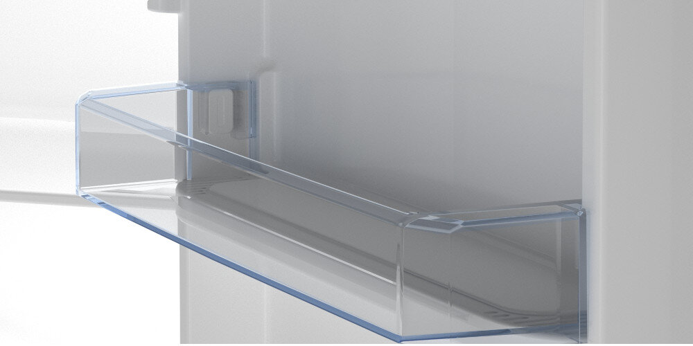 LODÓWKA BEKO TS190340SN półki na drzwiach balkoniki butelki jajka masło