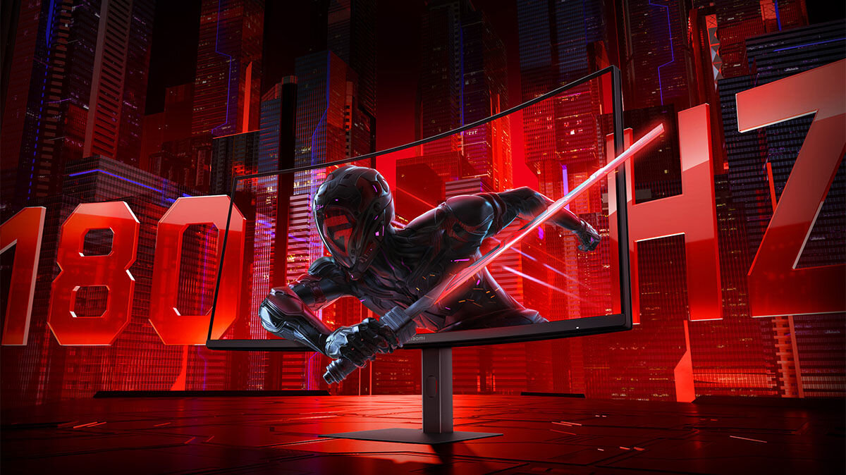 Monitor XIAOMI G34WQi 34 3440x1440px 180Hz 1 ms [MPRT] Curved częstotliwość odświeżania 180 Hz krótki czas rekakcji 1 ms