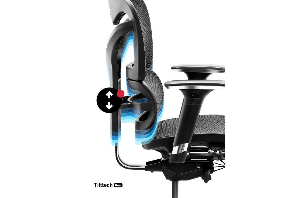 Fotel DIABLO CHAIRS V-COMMANDER CZARNY mechanizm amortyzacja