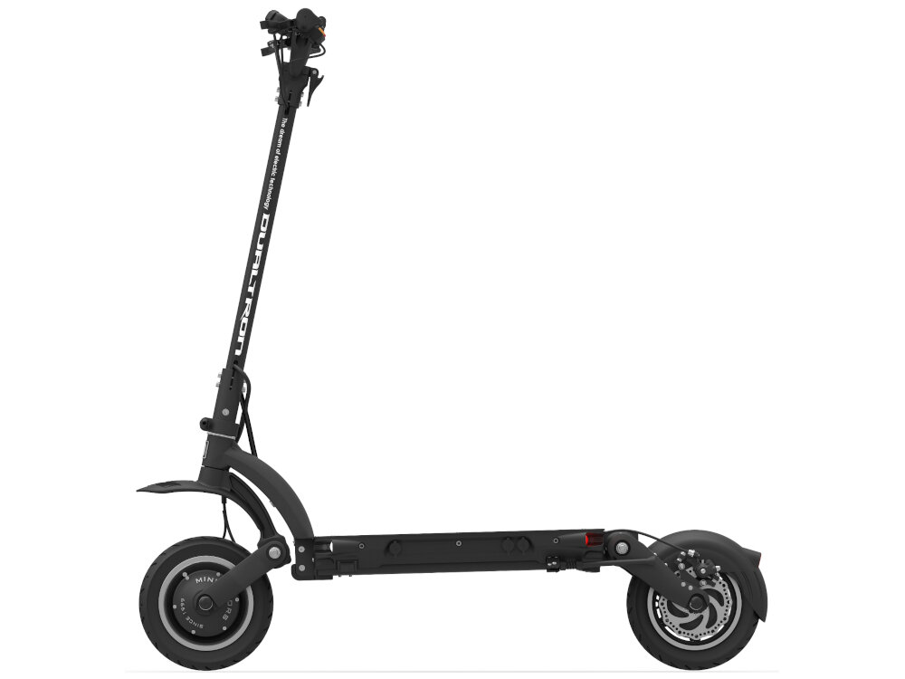 Hulajnoga elektryczna DUALTRON Eagle Czarny przyjazna dla srodowiska zasilana akumulatorem nie pozostawia sladu weglowego system KERS odzyskiwanie energii kinetycznej podczas hamowania bateria starcza na dluzej wiekszy zasieg