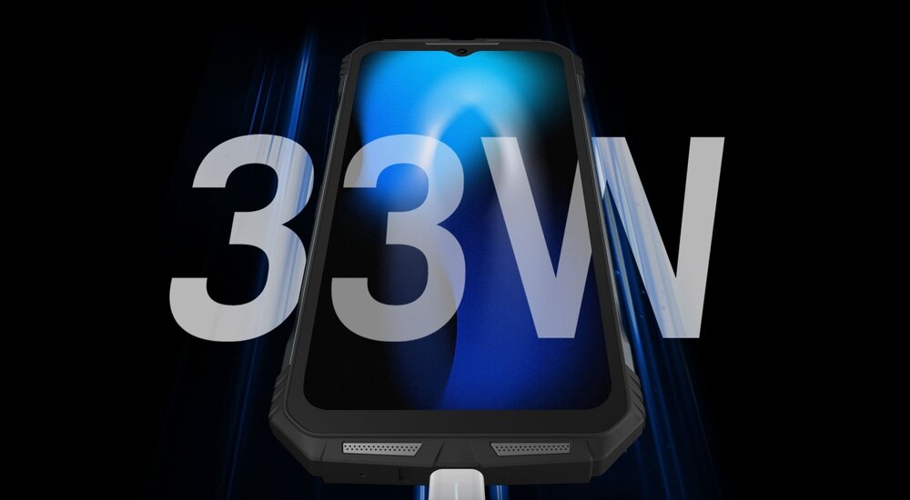 DOOGEE S118 bateria 10800 mAh szybkie ładowanie 33W