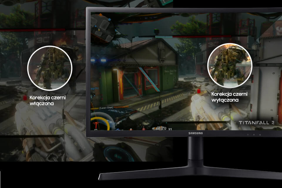 Samsung Detale rozgrywki widoczne w ciemnych scenach. Black Equalizer Samsung Detale rozgrywki widoczne w ciemnych scenach. Black Equalizer