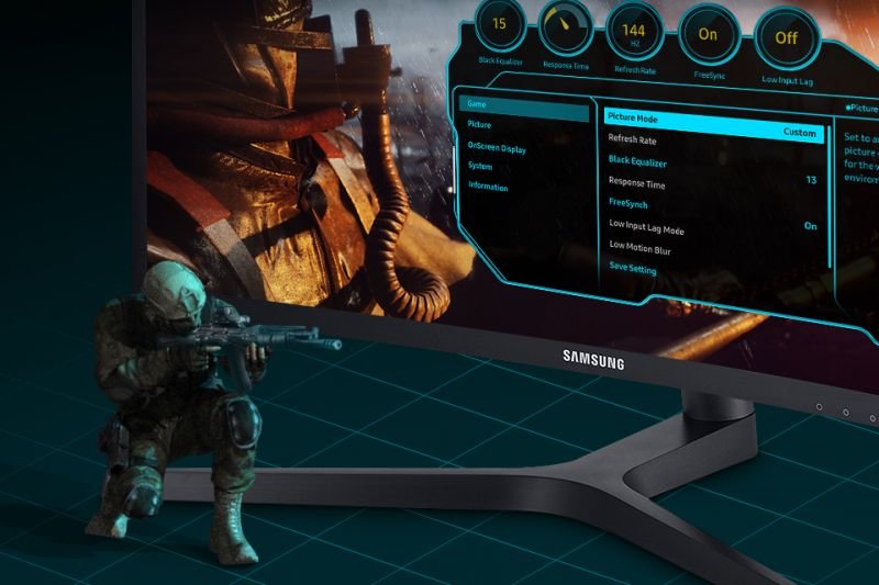Samsung Realistyczne wrażenia podczas gry. Menu ekranowe (OSD) Samsung Realistyczne wrażenia podczas gry. Menu ekranowe (OSD)