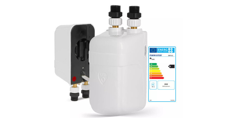 PRZEPŁYWOWY PODGRZEWACZ WODY DAFI 4.5 kWz przyłączem (230V) Z PRZYŁĄCZEM Bezpieczeństwo ochrona eliminacja ryzyka wybuchu bez bakterii