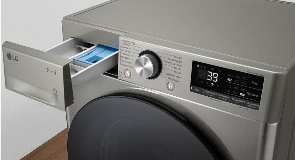 PRALKA LG MF2W9S72YP TURBOWASH360 AI DD STEAM ALLERGY CARE 9 KG 1200 OBR