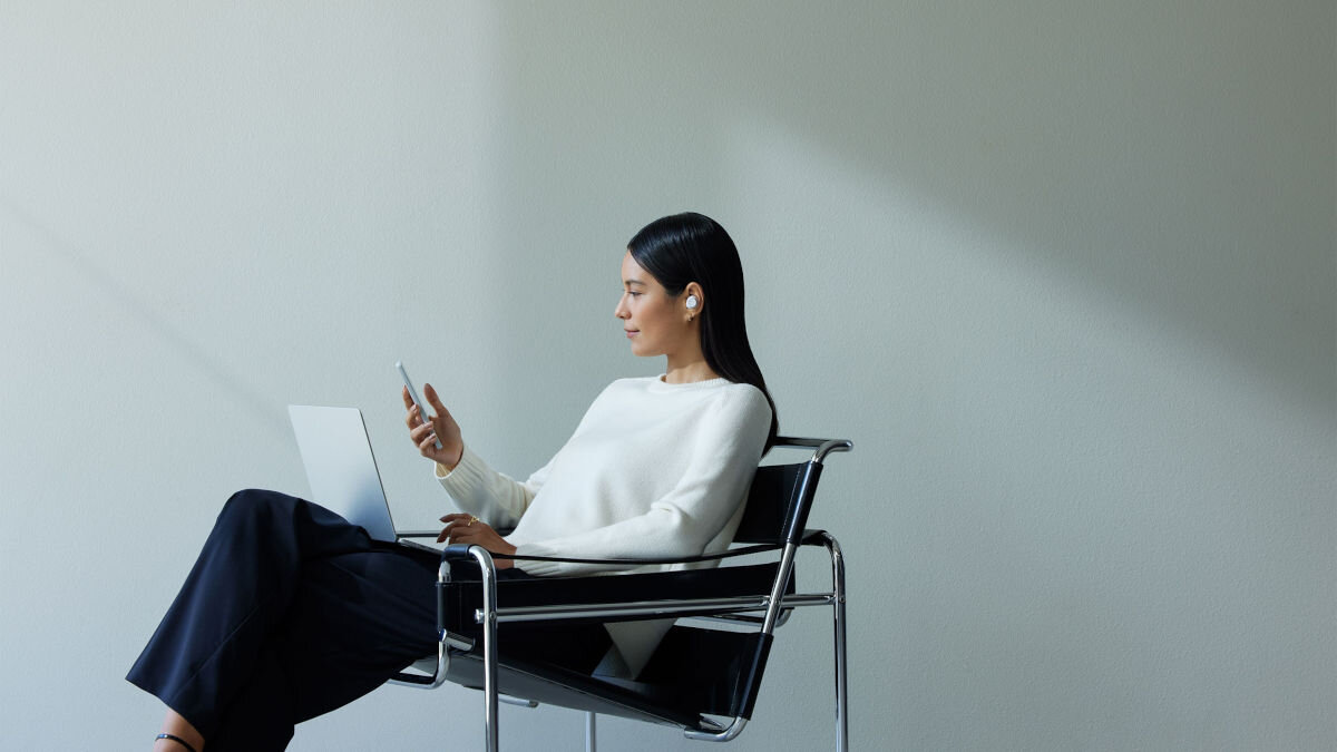 Słuchawki dokanałowe SONY WF-C710 ANC Wodoodporne biała wersja słuchawek multipoint connection bluetoth iphone android pc max