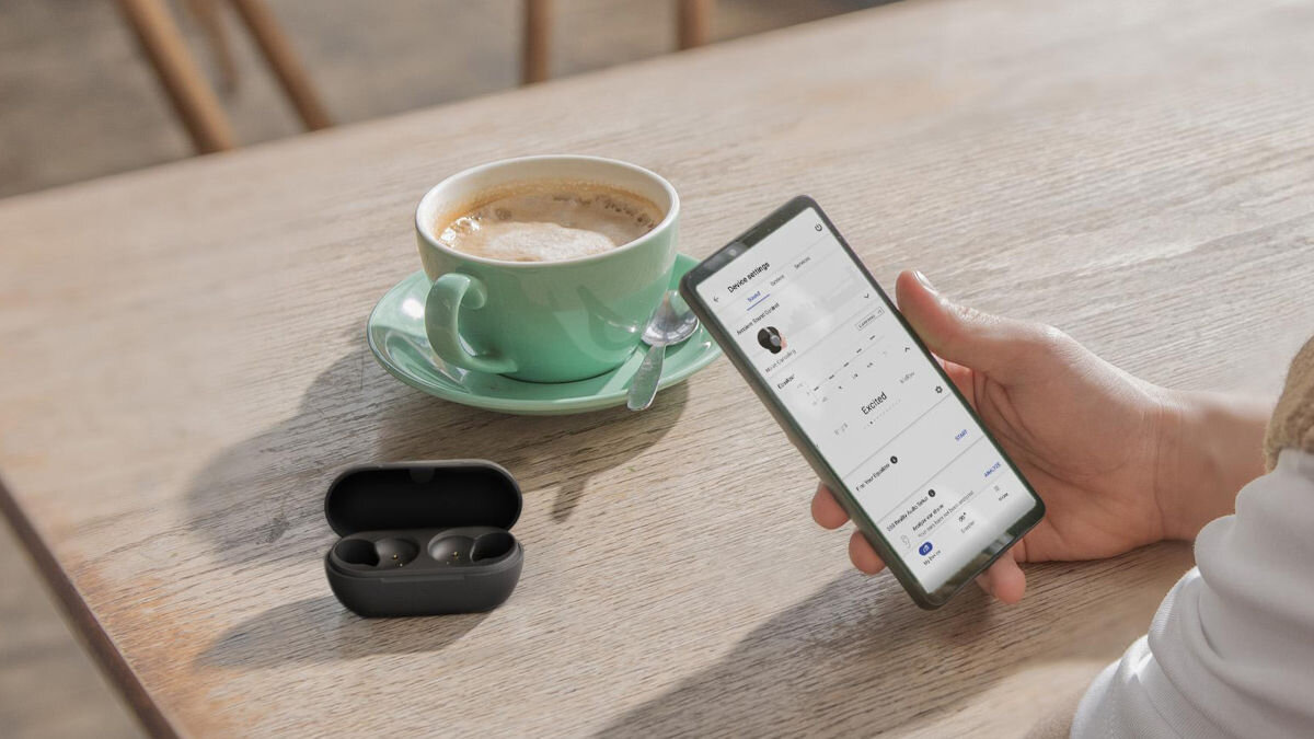 Słuchawki dokanałowe SONY WF-C710 ANC Wodoodporne aktywna aplikaja mobilna dostosowanie ustawień sterowanie parowanie swift pair fast pair