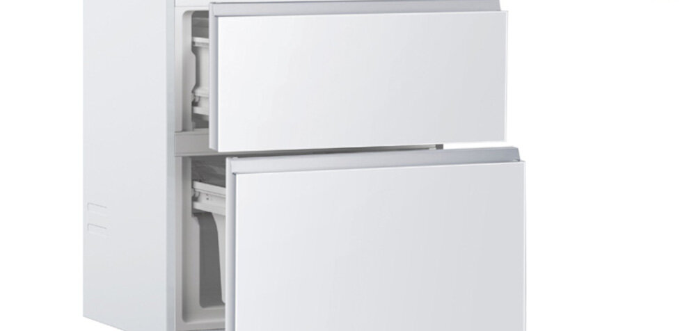 Lodówka HAIER HTW7720DNGW półki wysuwane prowadnice