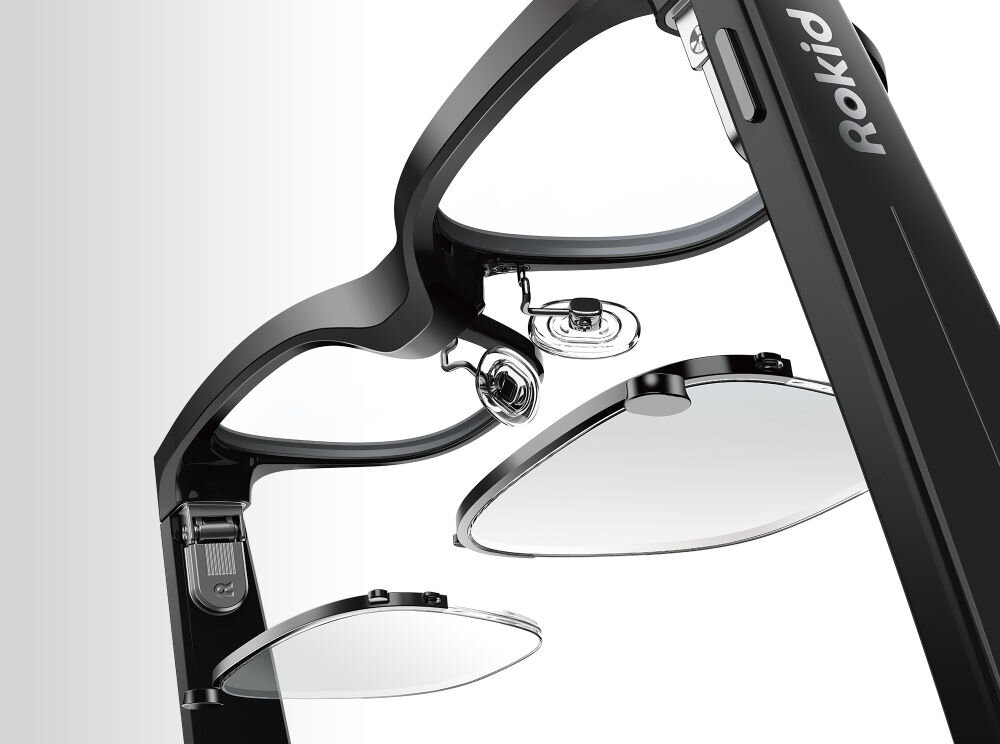  Wkładki do okularów ROKID Max Lens Inserts Wkładki do okularów AI Rokid Glasses Lens Inserts  konstrukcja komfort noszenia stabilnosc