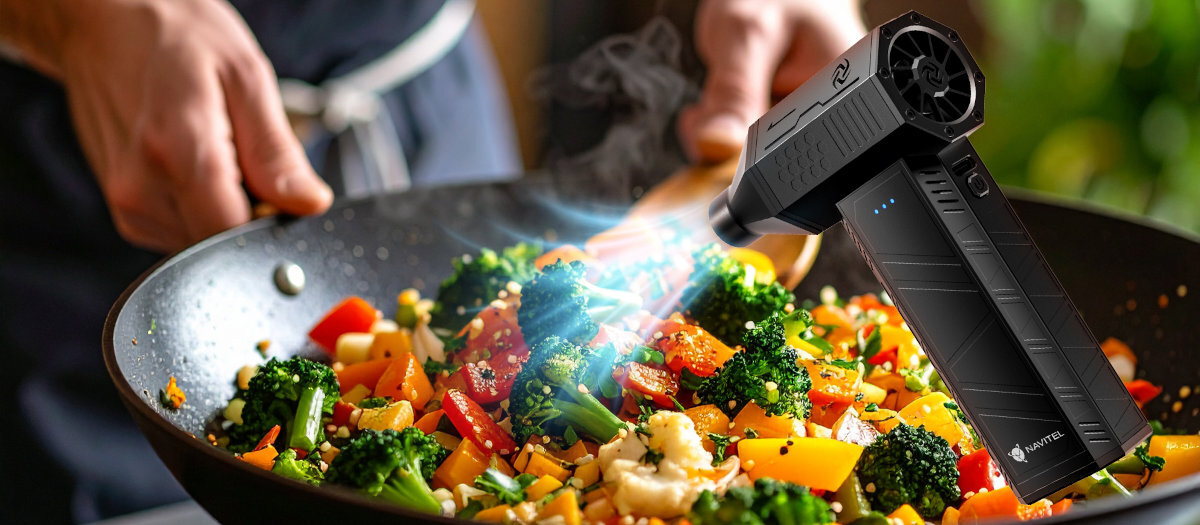 NAVITEL TF3 Compact JET niewielkich rozmiarów (131 x 86 x 37 mm) wysoką moc (110 000 obr./min) domu, przez warsztat, po ogród - dmuchawa do studzenia jedzenia