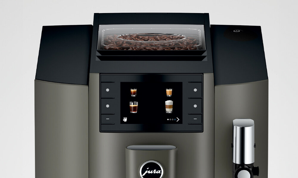 Ekspres JURA E8 Dark Inox (EC) prosta obsługa 3,5-calowy wyświetlacz dostosowanie preferencje