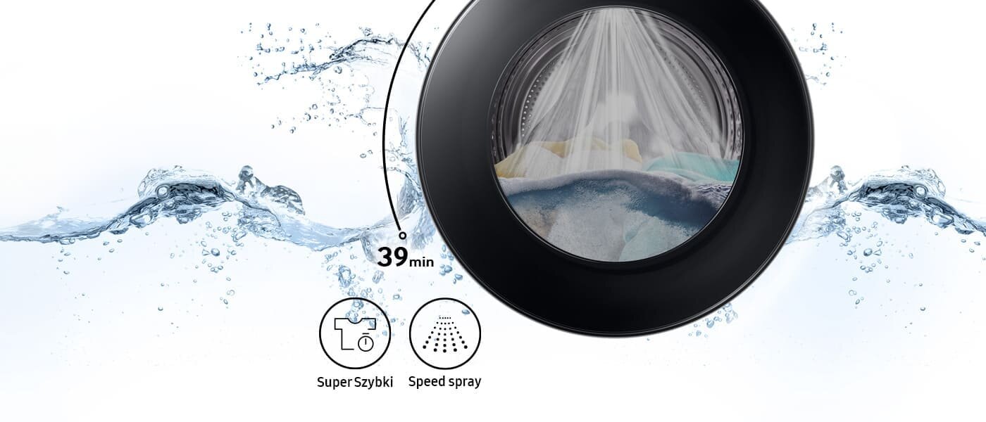 Pralka Samsung WW11DG6B85LKU4 - infografika - program super szybki