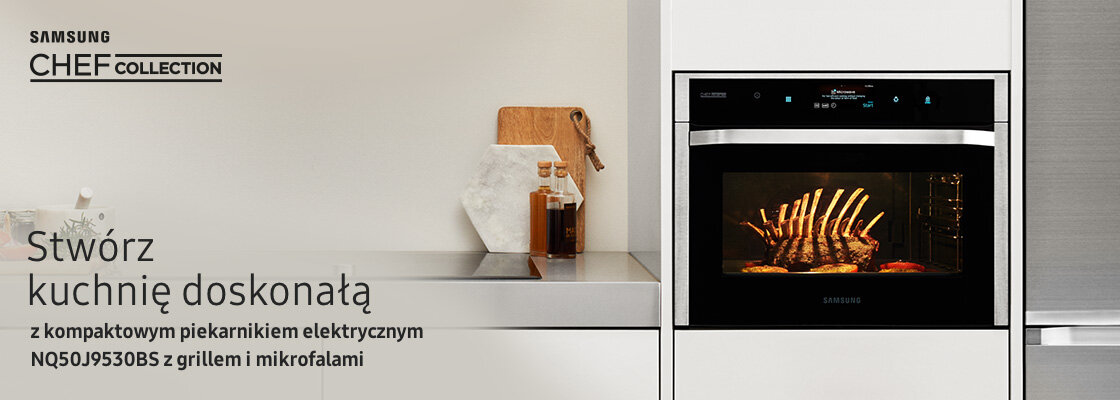 Kompaktowy piekarnik elektryczny z grillem i mikrofalami Chef Collection, 50 l KV_1200