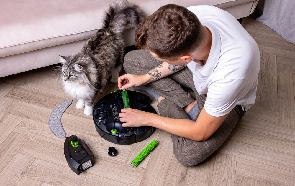 Robot sprzątający IROBOT Roomba Combo 10 Max wysoka jakość wykonanie modułowa budowa Serwis door-to-door automatyczne aktualizacje ochrona środowiska ekologia