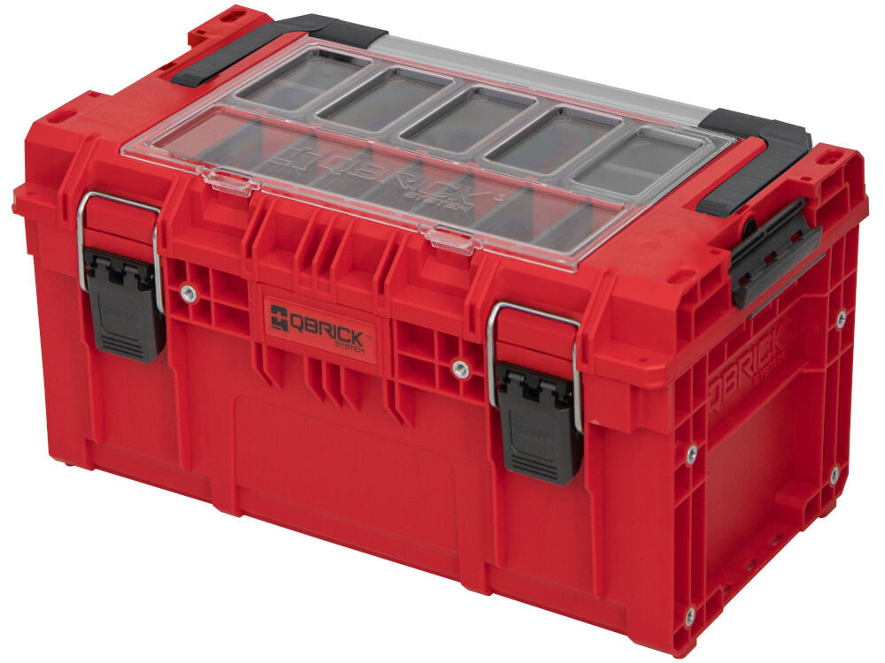 Skrzynia na narzędzia QBRICK PRIME Toolbox 250 Expert Red Ultra HD Custom wymiary waga zestaw