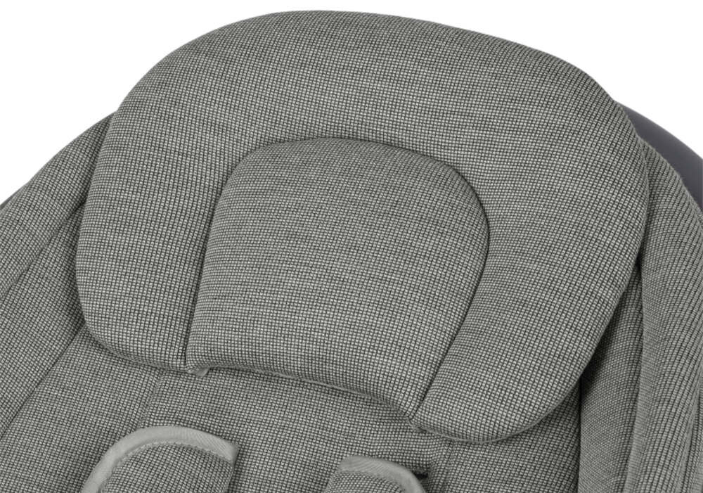 Bujaczek LIONELO Blossom Szary Wsparcie postawy Anatomiczna poduszka wyprofilowane poszycie właściwe ułożenie kręgosłupa oraz główki