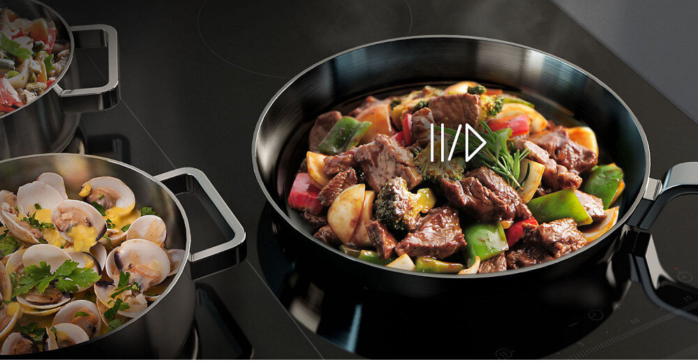 Płyta indukcyjna SAMSUNG NZ84T9747VK UR pauza stop zatrzymanie