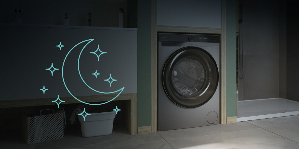 Pralka CANDY AI BS 49SB8G-S Cichy program prania nocnego cicha praca