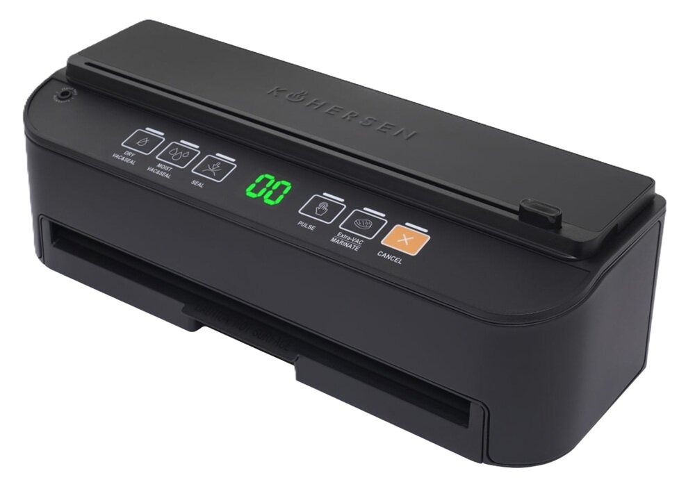 Zgrzewarka próżniowa KOHERSEN Matt Expert wbudowany panel dotykowy, wyświetlacz LED, wbudowany licznik czasu