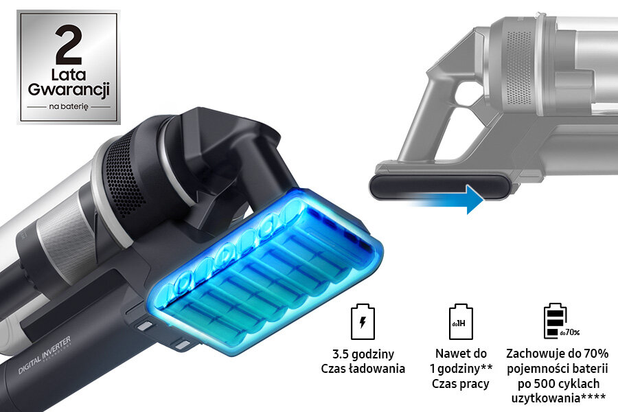 Dwie baterie razem na zdjęciu 