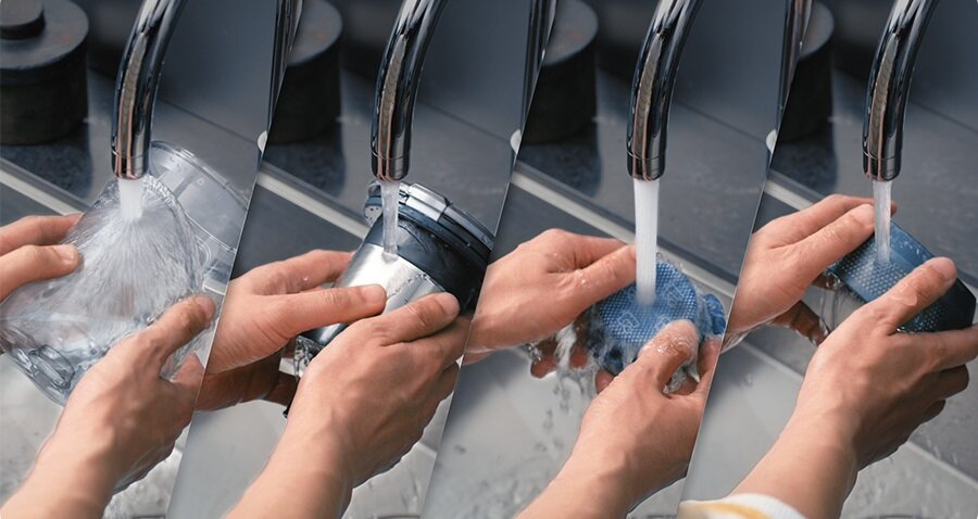 Części podlegające myciu 