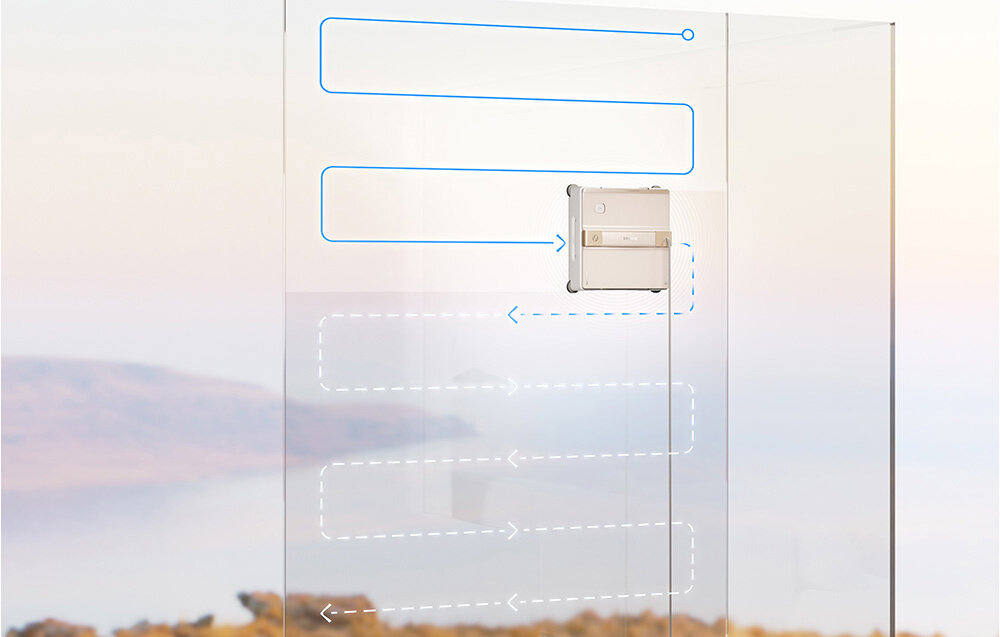 Robot do mycia okien DREAME C1 5 trybów pracy W aplikacji Dreamehome manualnie