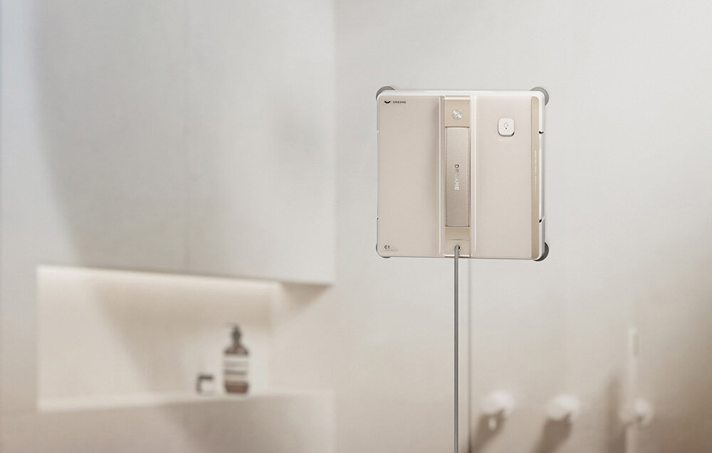 Robot do mycia okien DREAME C1 Bezpieczeństwo działania system inteligentnej kompensacji ciśnienia siła ssania funkcją asekuracyjna długość przewodu