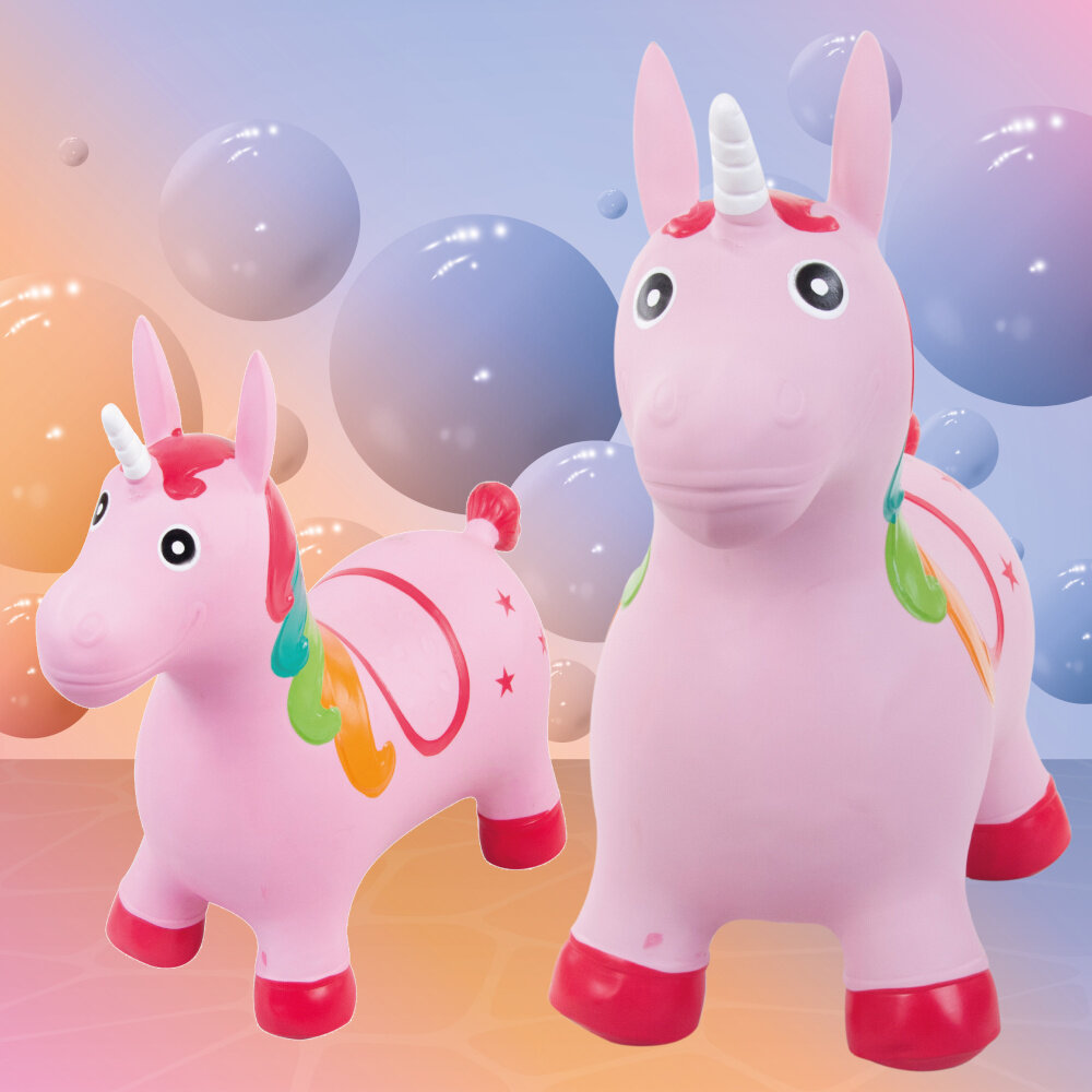 Skoczek SUN BABY Jednorożec J06.012.0.5 zabawa pozytywna energia radosc dla dziecka przyjaciel