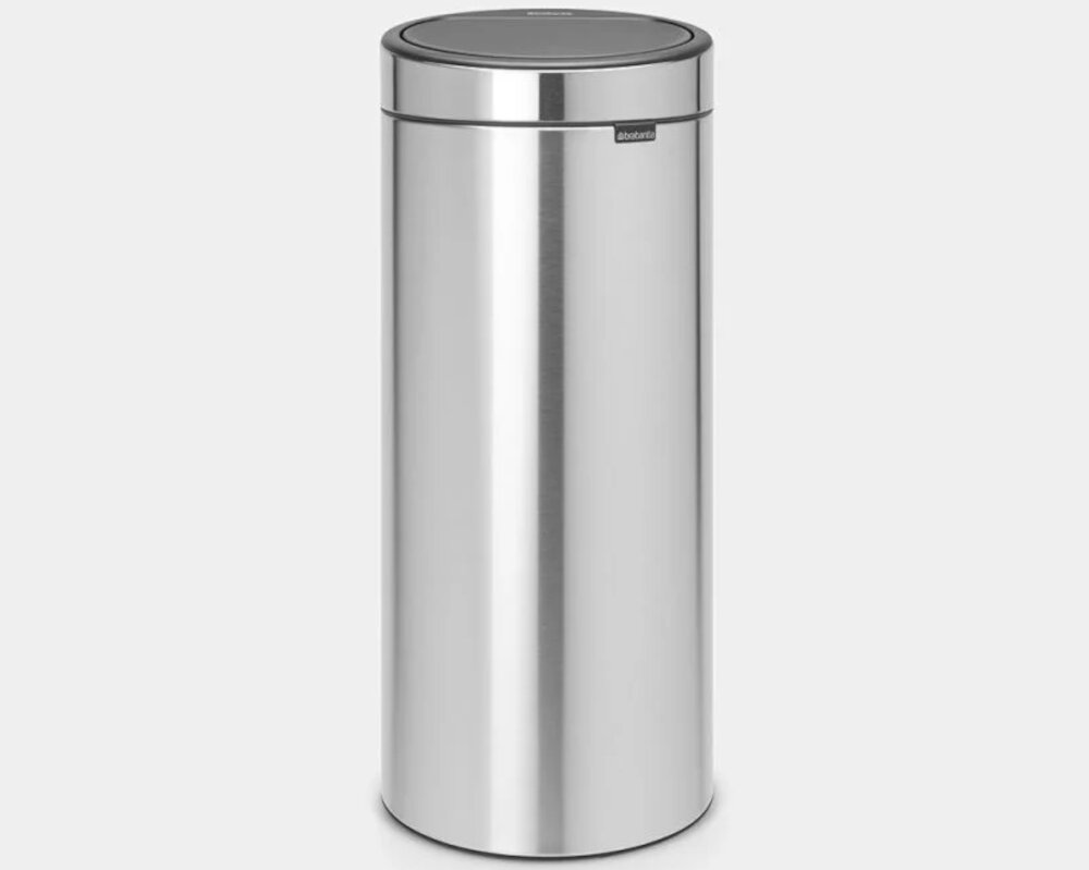 Kosz na śmieci BRABANTIA 115349 Touch Bin New 30L Stalowy latwa obsluga higieniczne i wygodne